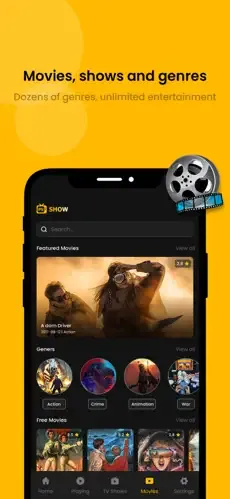 sony-tv-43-in Movies and shows